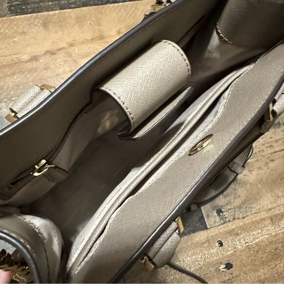 Michael Kors Bridgette Medium Saffiano Leather Satchel - Picture 8 of 10